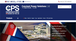 Desktop Screenshot of cps-generators.com